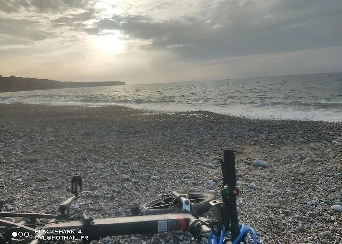 Centre ville 1500m de la plage 15 km de l\'Etretat